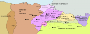 Reino de Pamplona con Sancho III